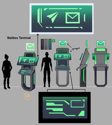 Prop Design - Mail Terminal