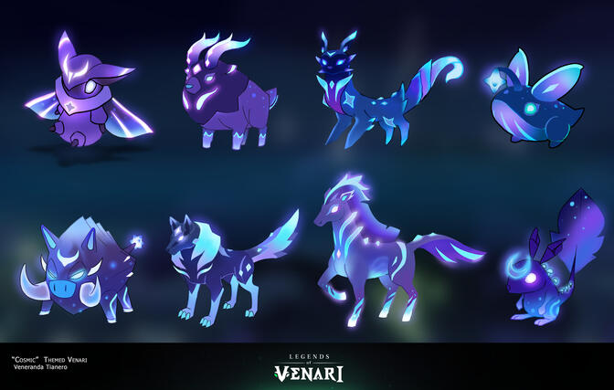 Cosmic themed Venari Concepts