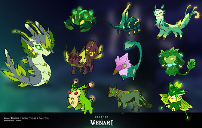 Nature Themed Venari Designs